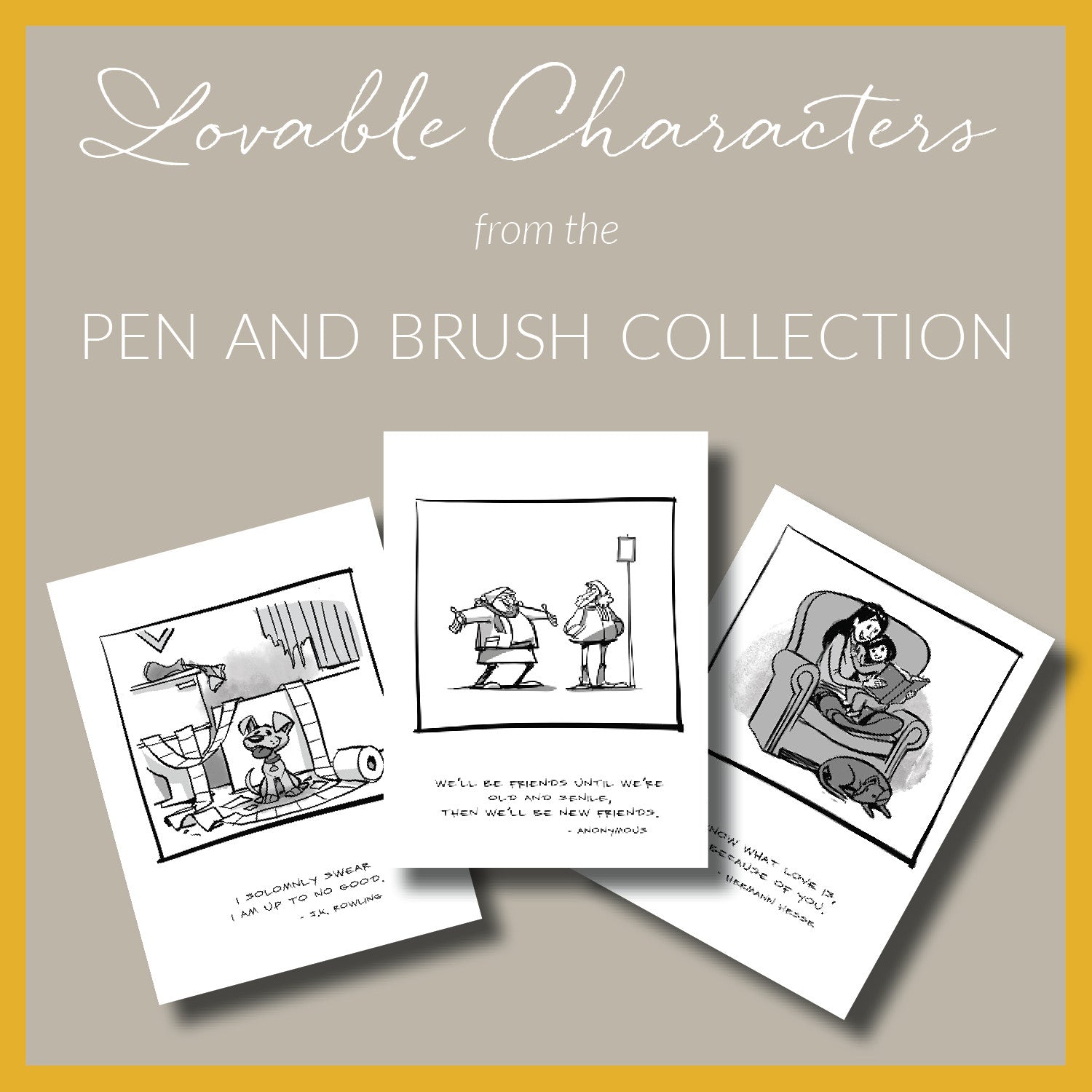 Lovable Characters by David Vandervoort