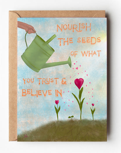 Journal with matching bookmark card "Cultivation"