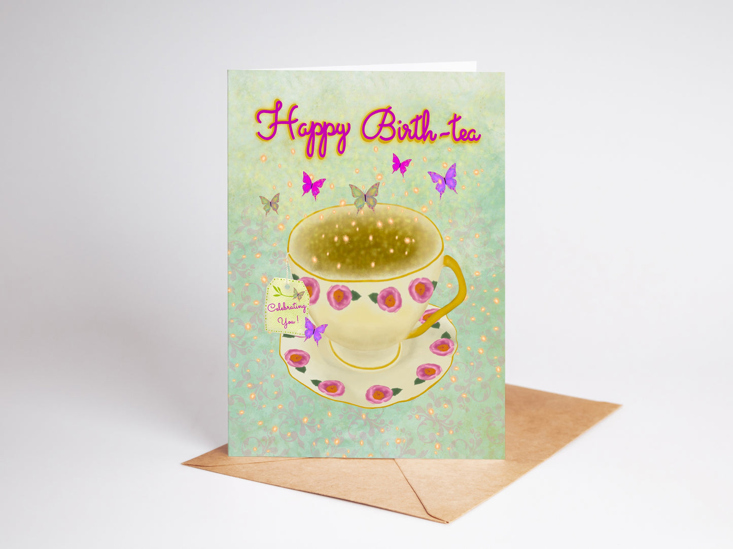 BD2211Z Happy Birth-tea Card