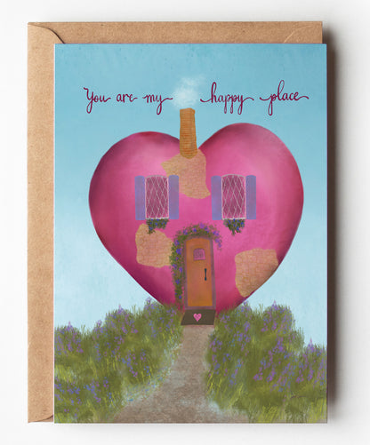 LA2211O Happy Place Card