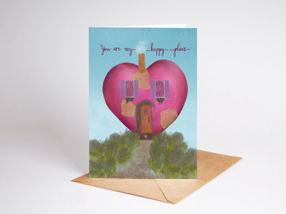 LA2211O Happy Place Card