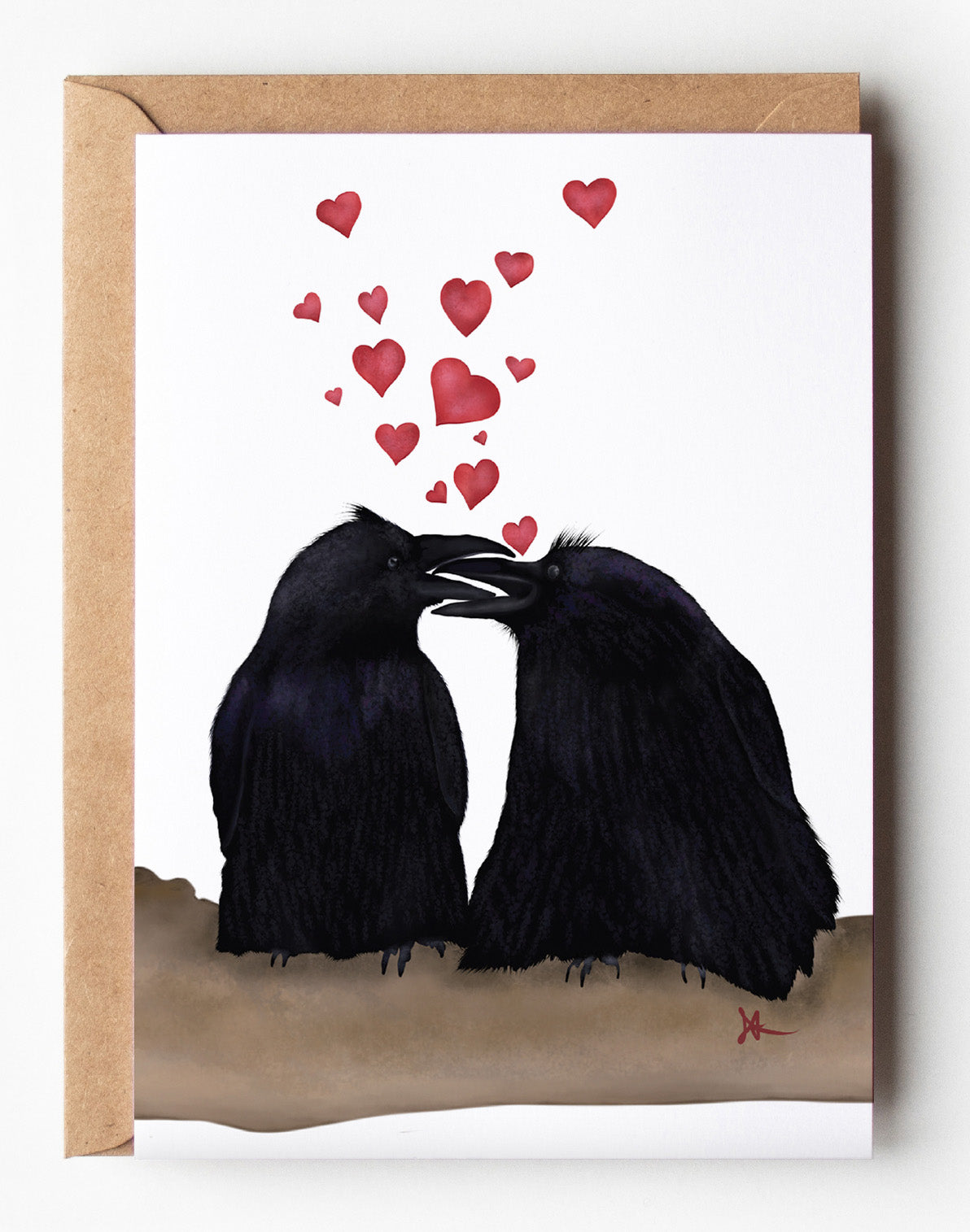LA2211J Love Birds Card