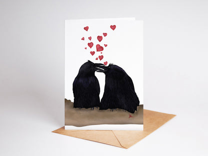 LA2211J Love Birds Card