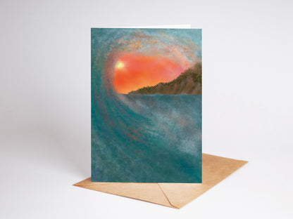 NM2211J Neahkahnie Sunset Card