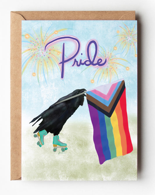 QT2211D Rollin Raven Pride Card