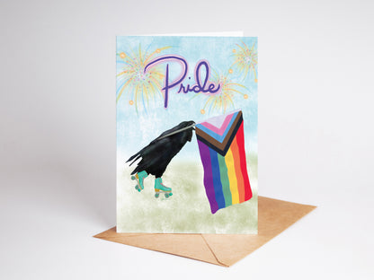QT2211D Rollin Raven Pride Card