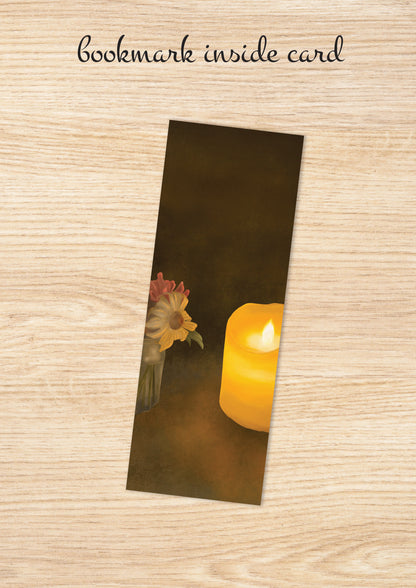 LG2211G Lighting a Candle Card