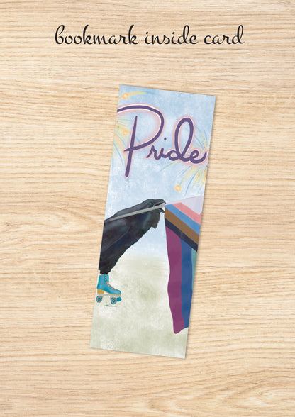 QT2211D Rollin Raven Pride Card