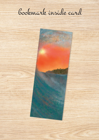 NM2211J Neahkahnie Sunset Card
